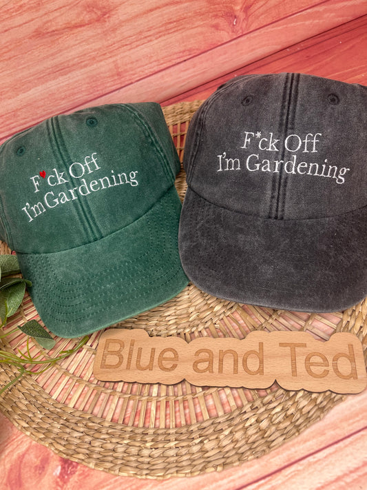 CUSTOM F*CK OFF IM ???? EMBROIDERED CAP