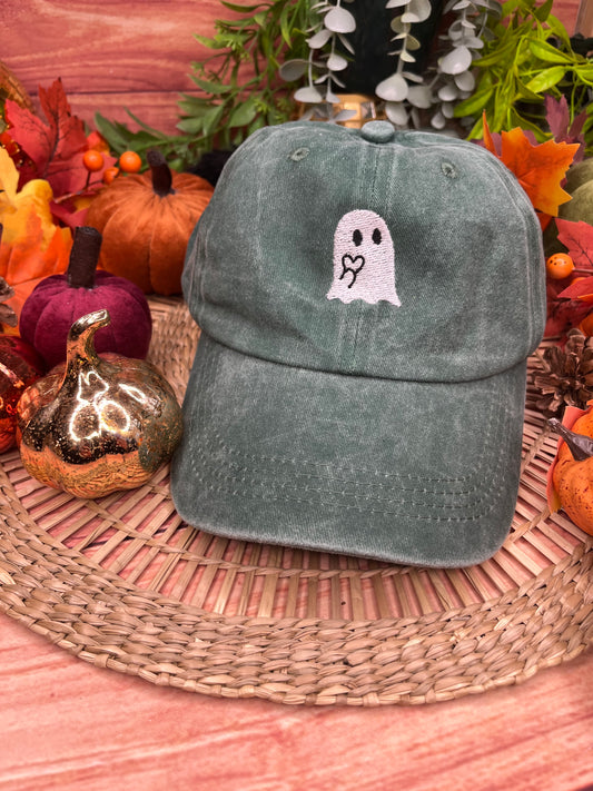 GHOST EMBROIDERED CAP