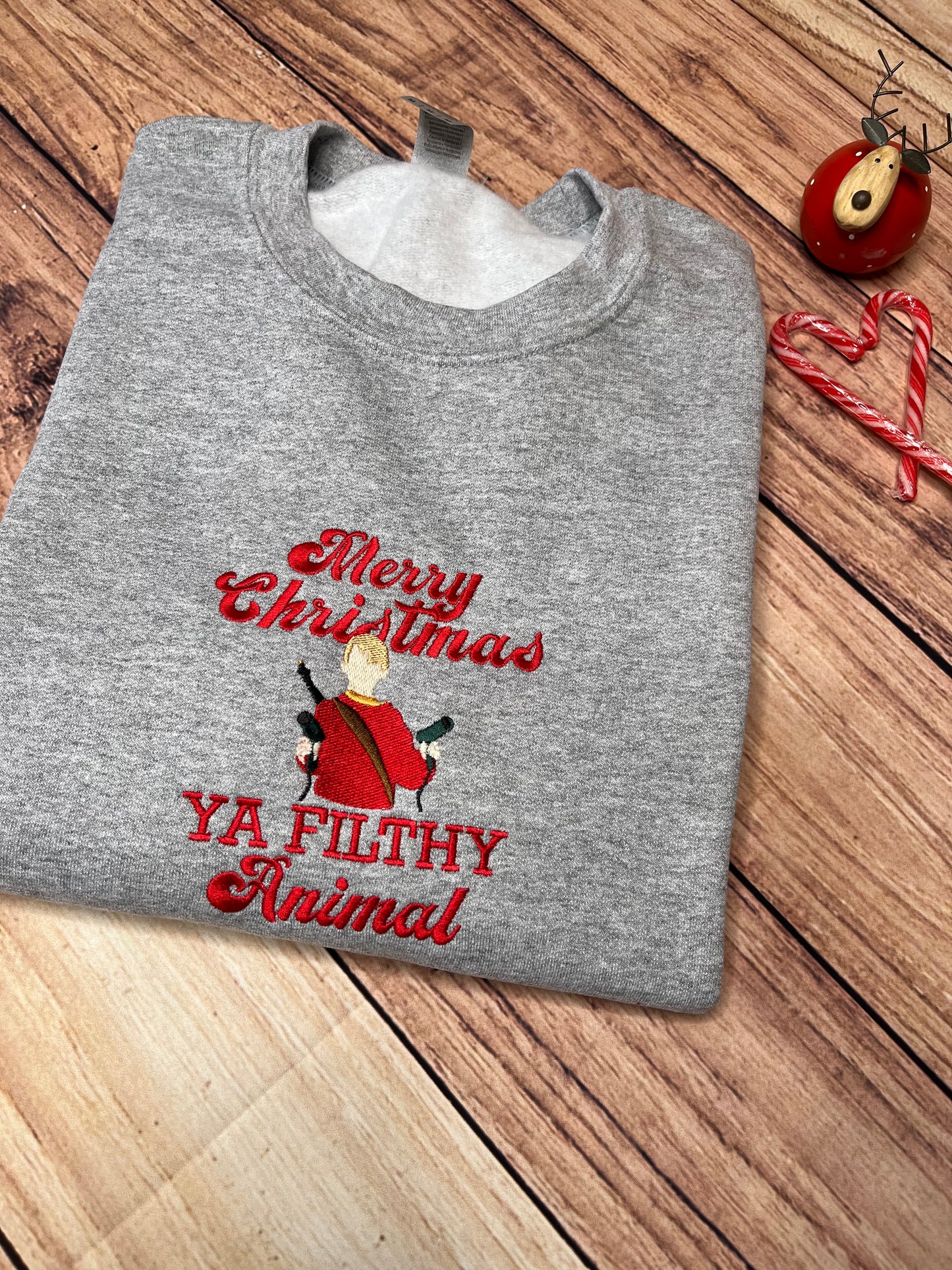 MERRY CHRISTMAS YA FILTHY ANIMAL KEVIN SWEATSHIRT