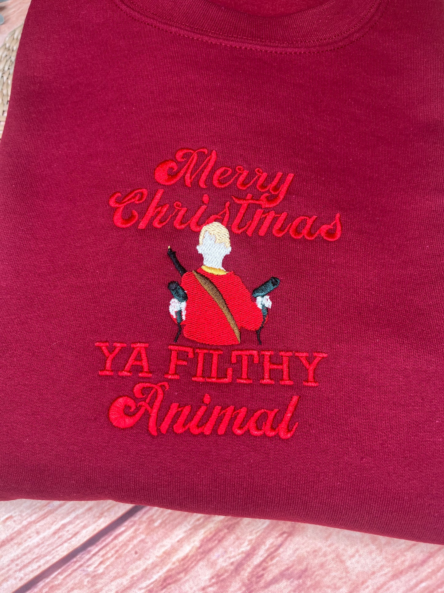 MERRY CHRISTMAS YA FILTHY ANIMAL KEVIN SWEATSHIRT
