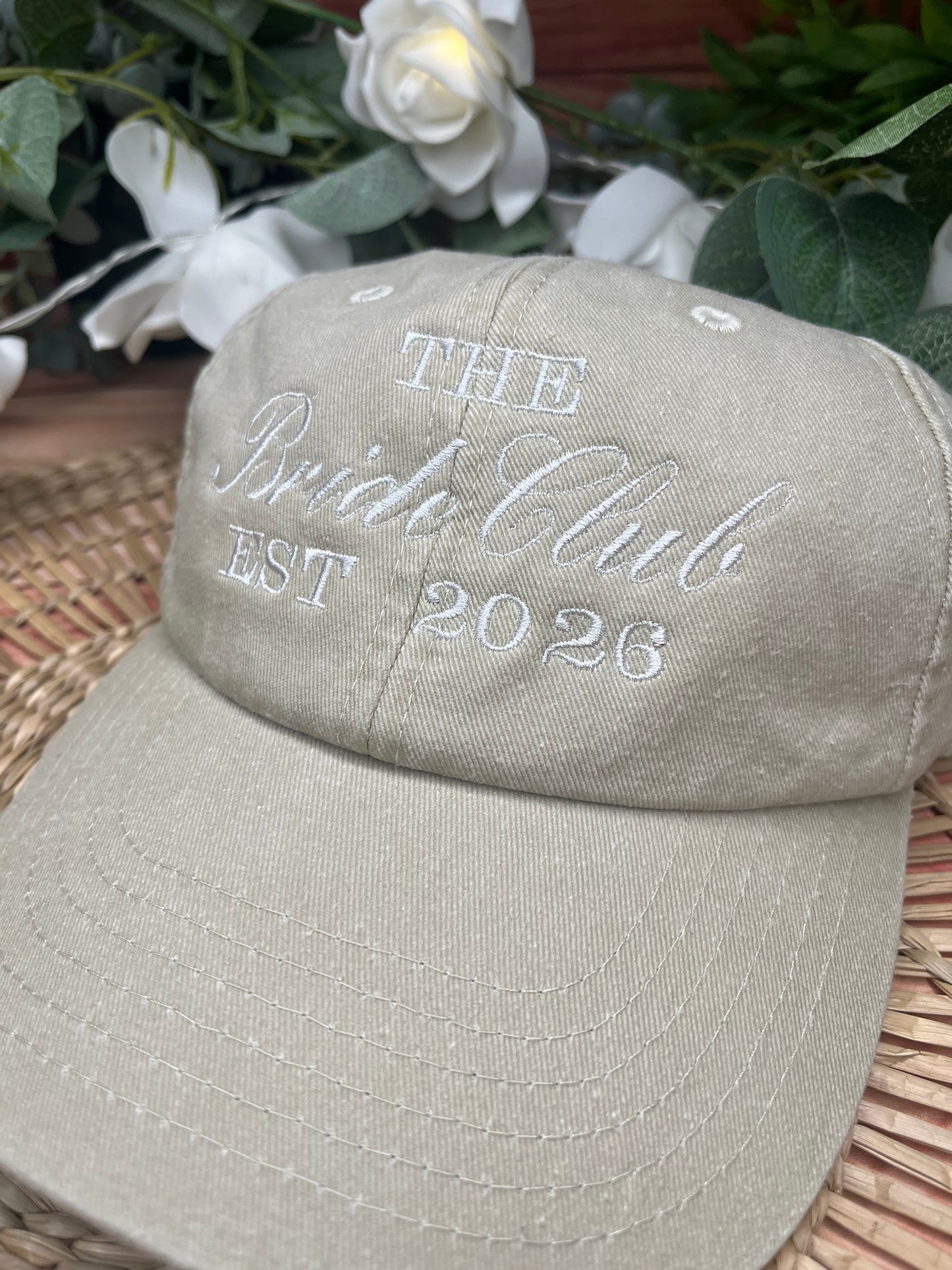 THE BRIDE CLUB EMBROIDERED CAP