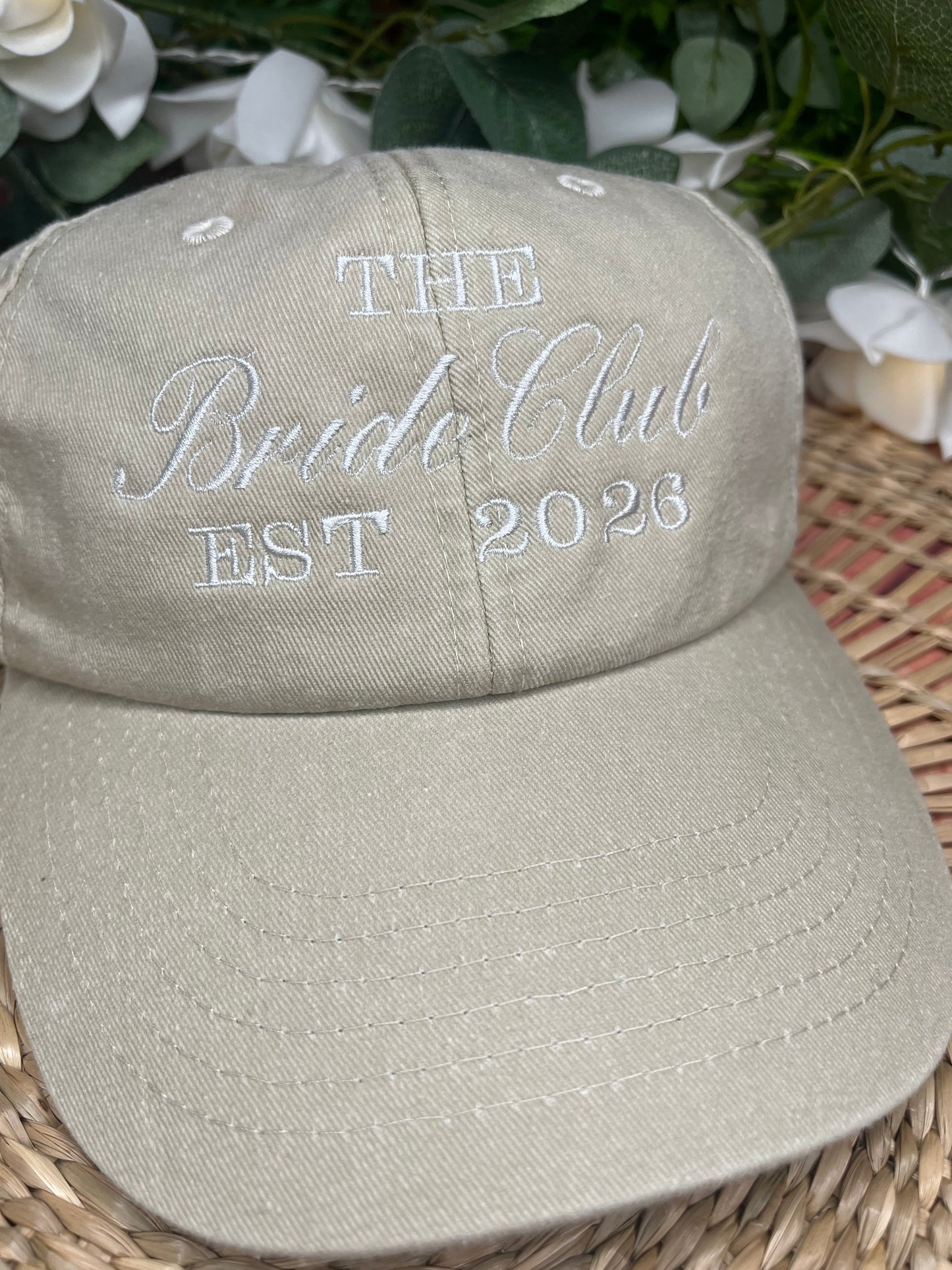 THE BRIDE CLUB EMBROIDERED CAP