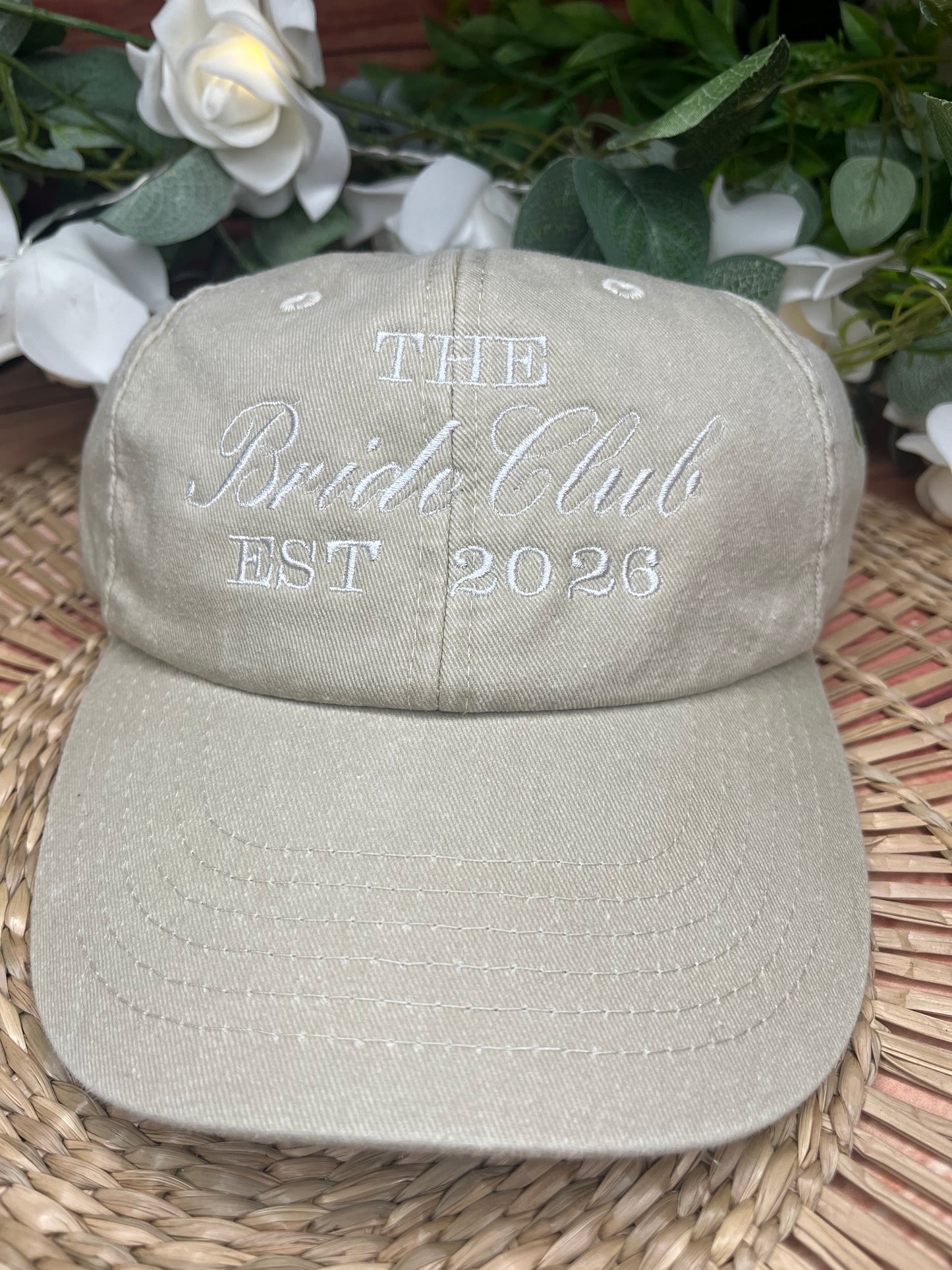 THE BRIDE CLUB EMBROIDERED CAP