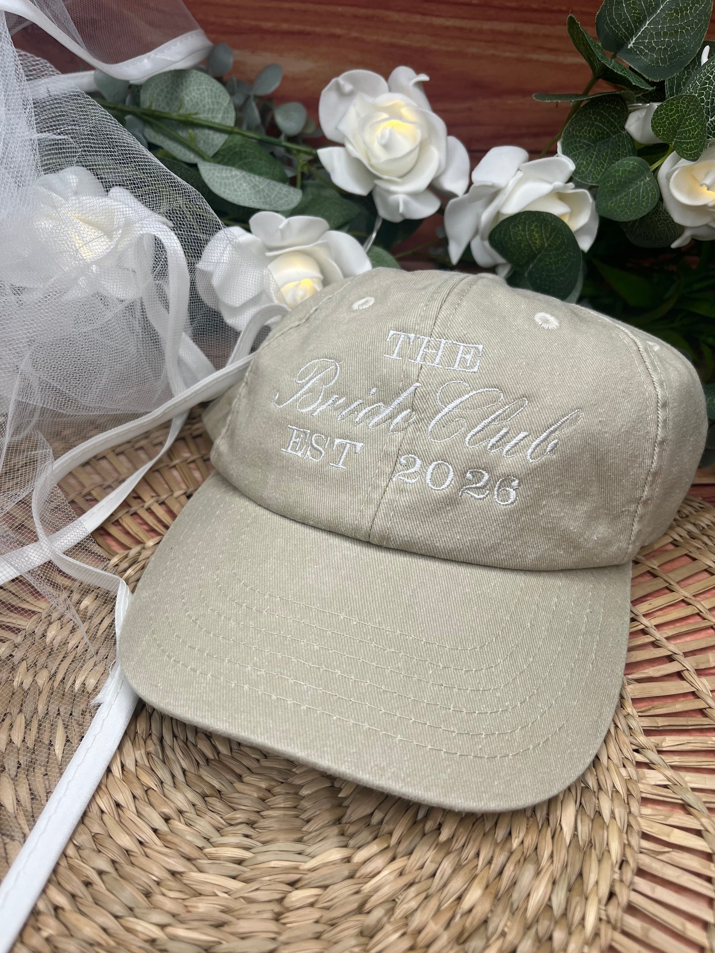 THE BRIDE CLUB EMBROIDERED CAP