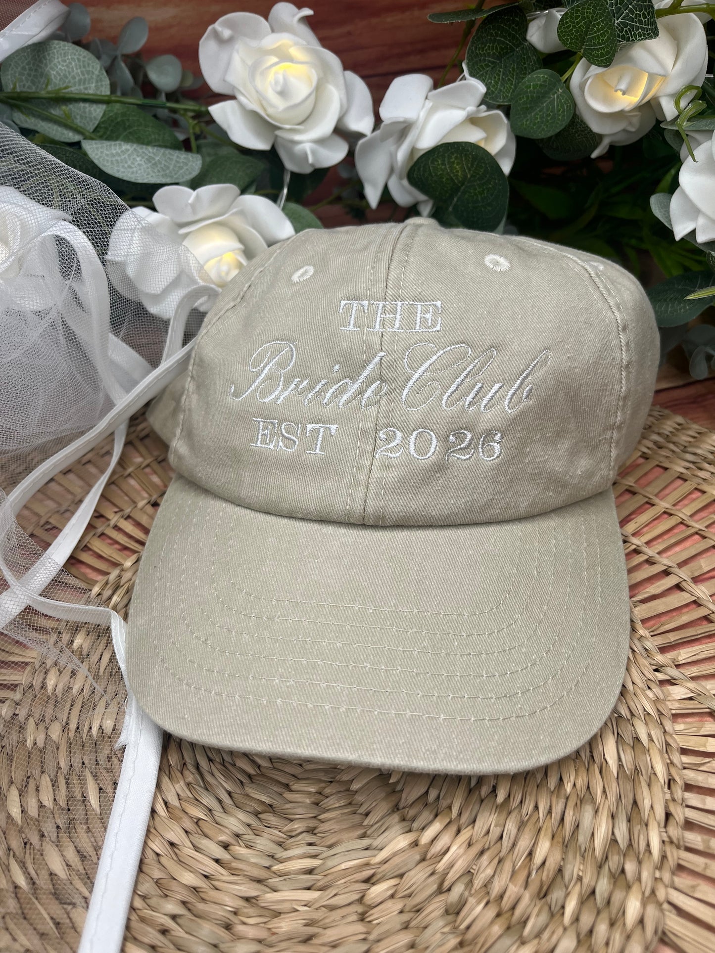 THE BRIDE CLUB EMBROIDERED CAP