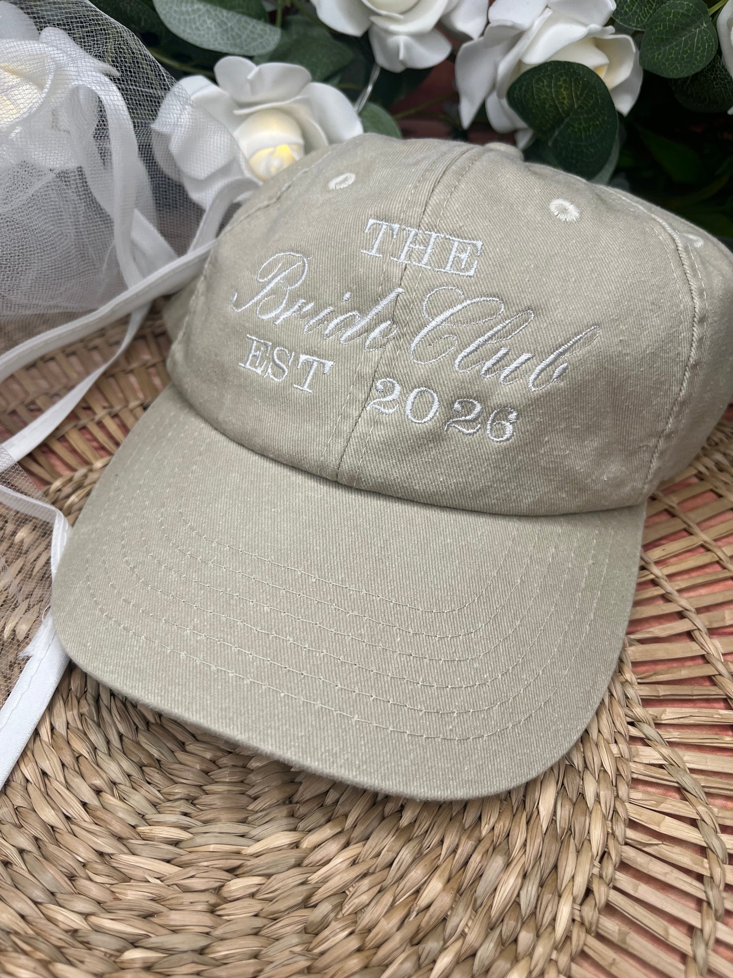 THE BRIDE CLUB EMBROIDERED CAP