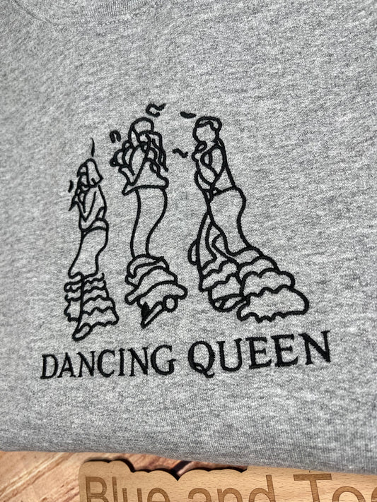 DANCING QUEEN MAMA MIA EMBROIDERED SWEATSHIRT