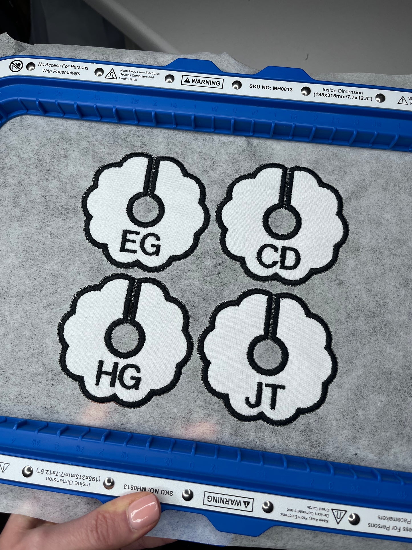 CUSTOM WINE GLASS TAGS