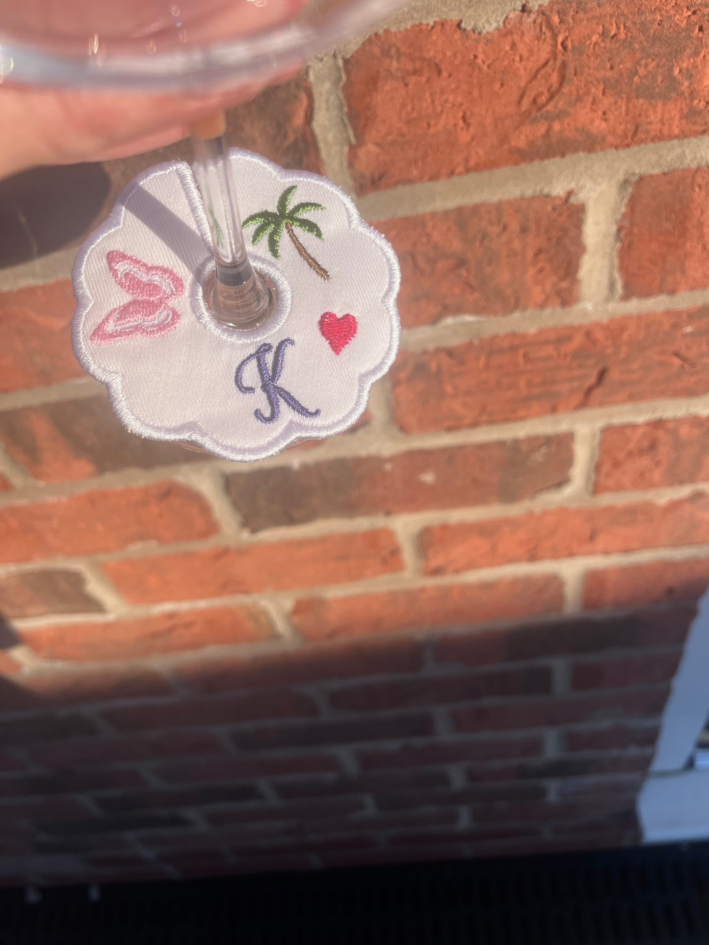 CUSTOM WINE GLASS TAGS