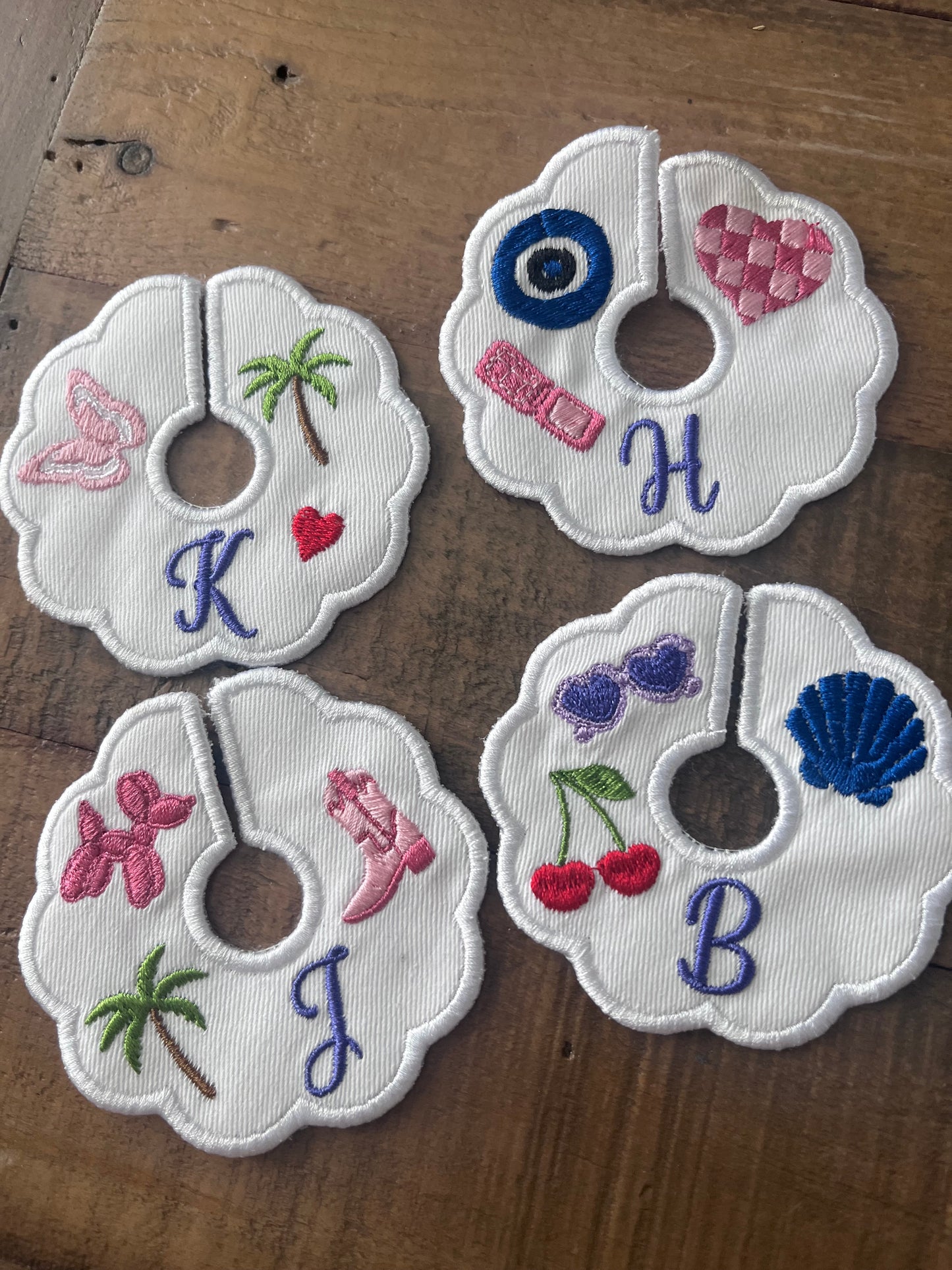 CUSTOM WINE GLASS TAGS