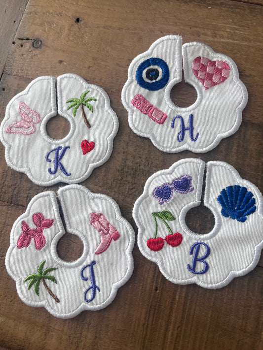 CUSTOM WINE GLASS TAGS