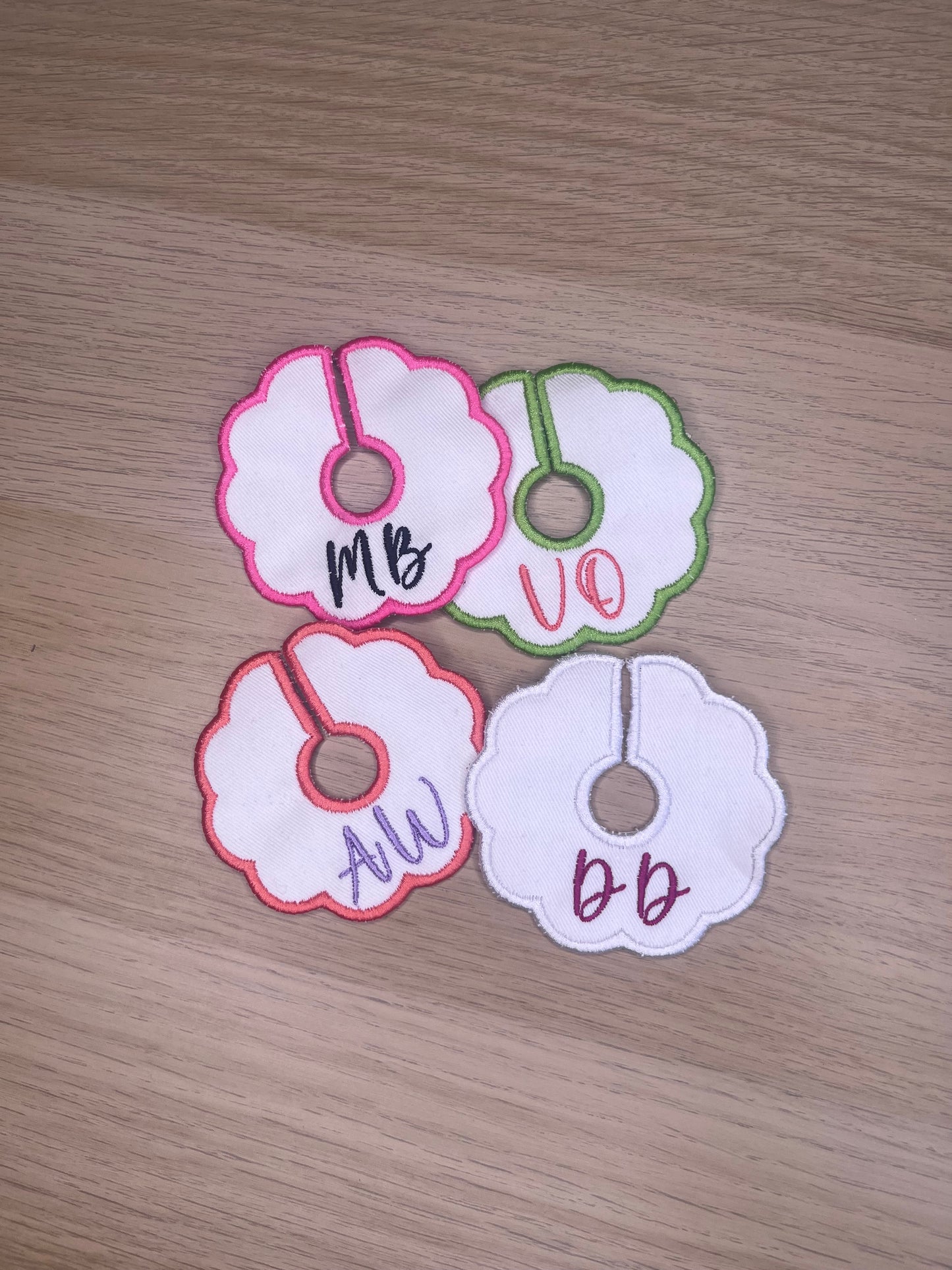 CUSTOM WINE GLASS TAGS