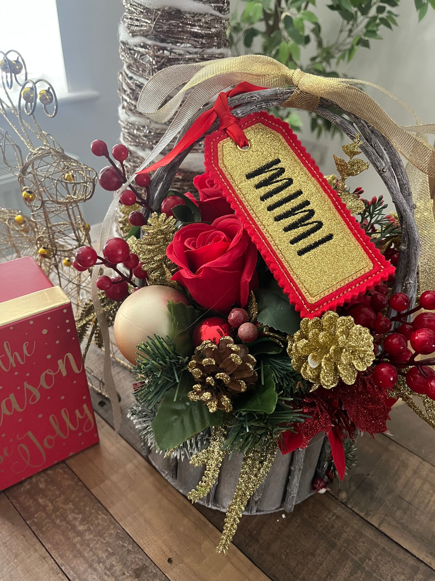 CUSTOM GLITTER GIFT TAGS