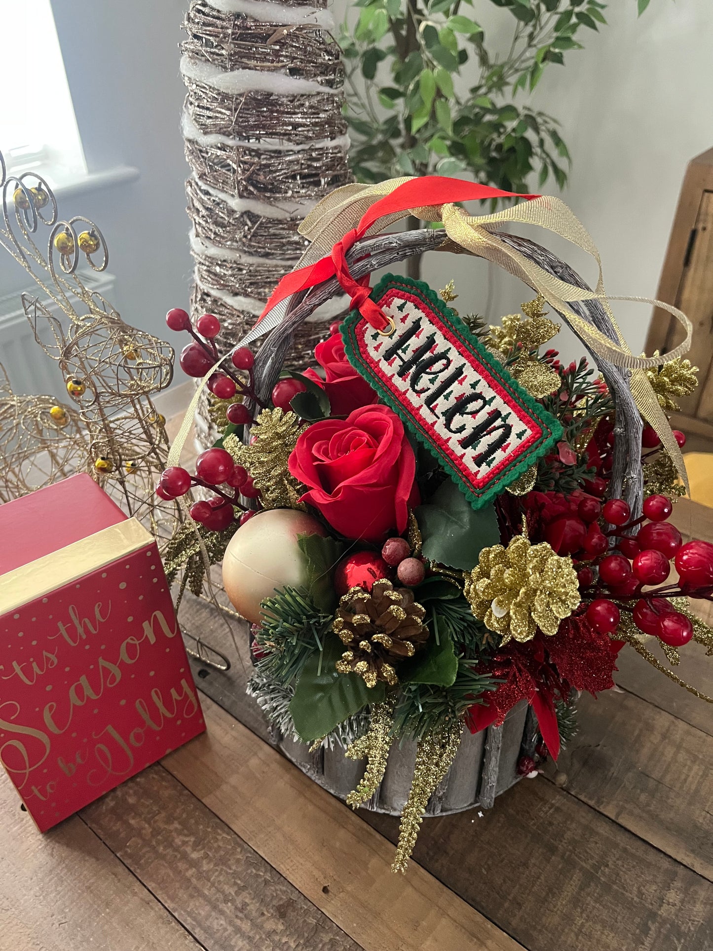 CHRISTMAS CUSTOM MATERIAL GIFT TAGS
