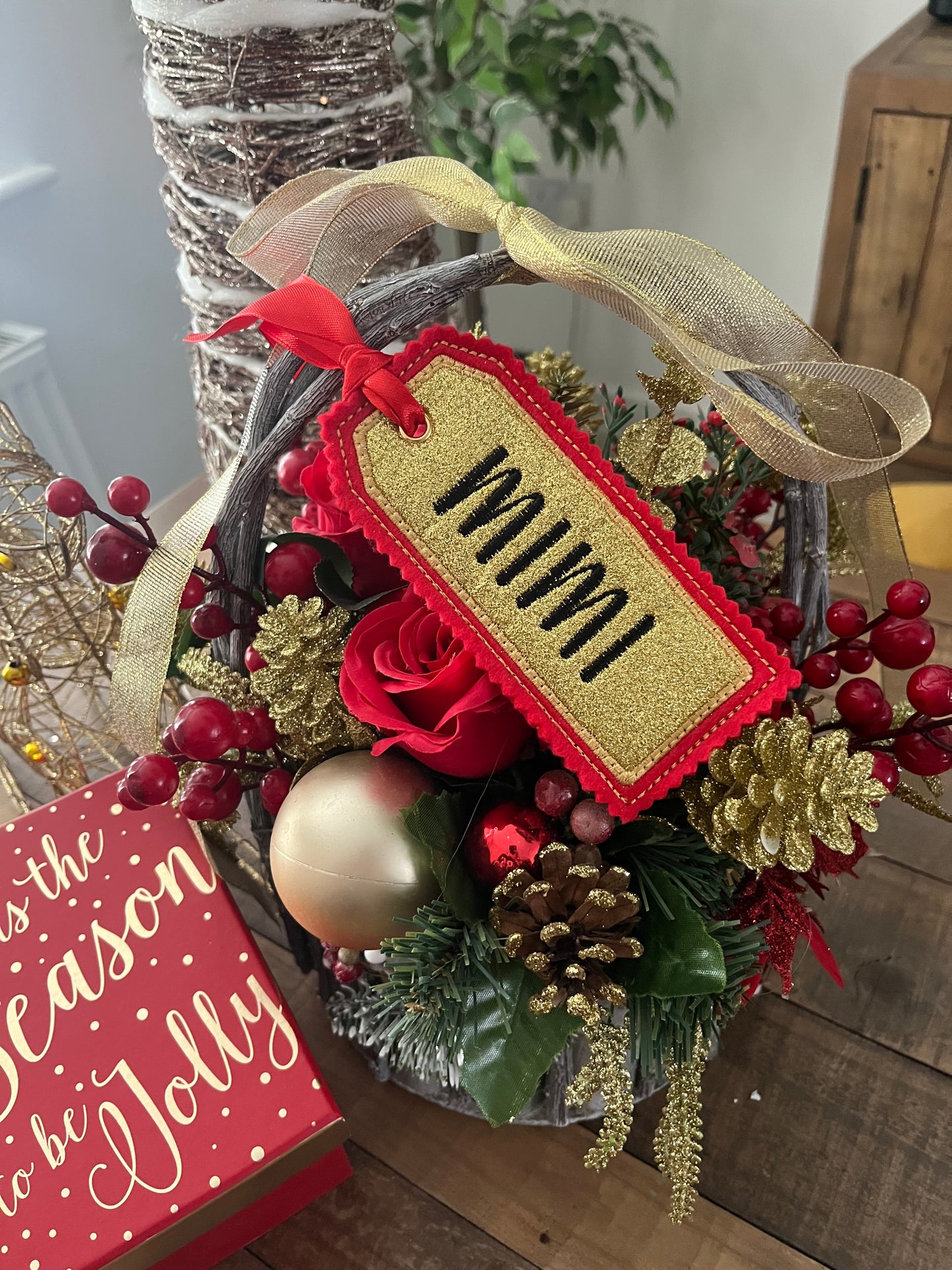 CUSTOM GLITTER GIFT TAGS