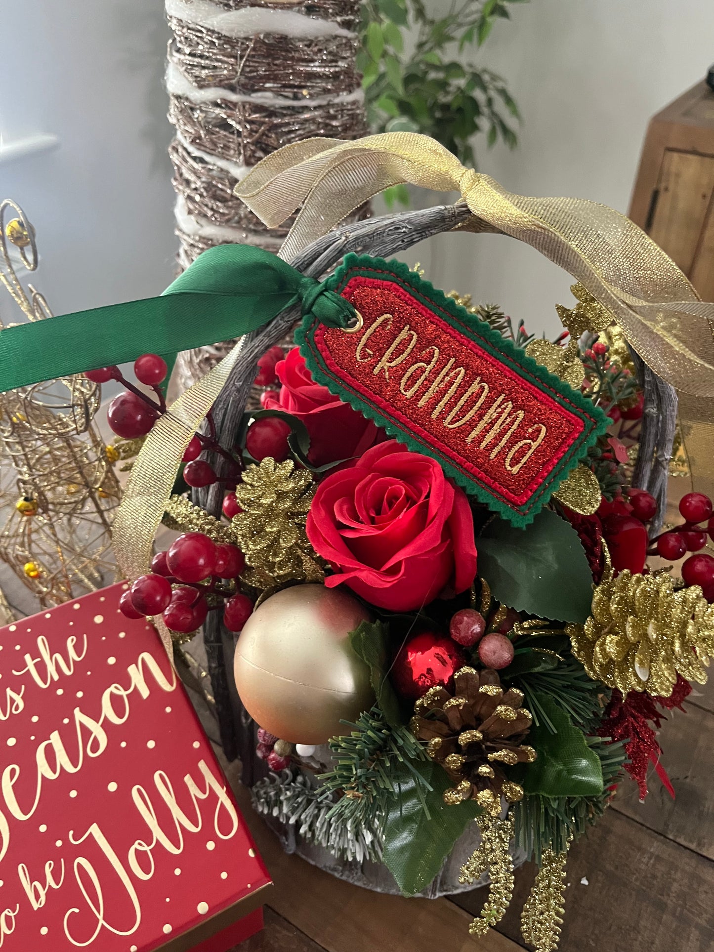 CUSTOM GLITTER GIFT TAGS