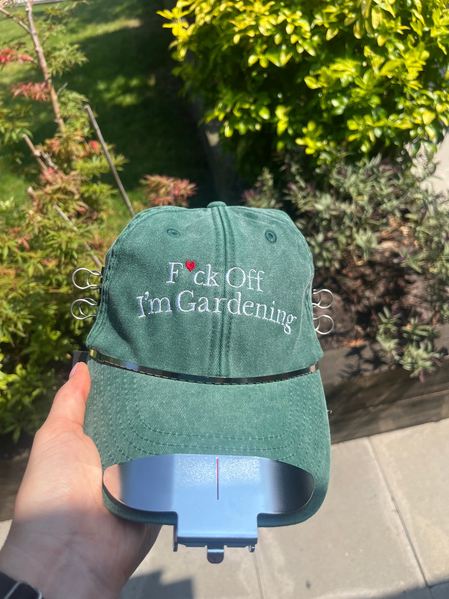 F*CK OFF IM GARDENING EMBROIDERED CAP