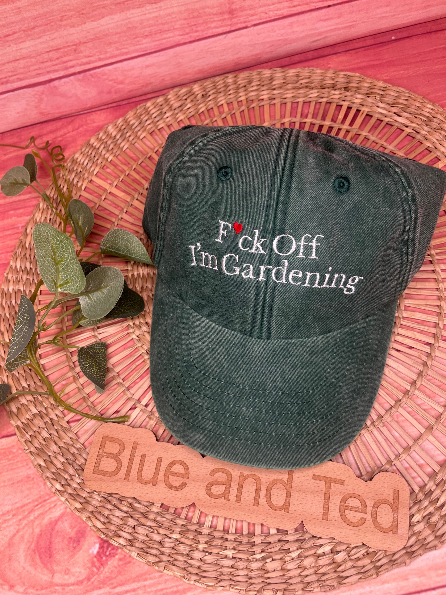 F*CK OFF IM GARDENING EMBROIDERED CAP