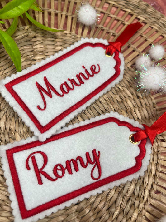 CUSTOM CHRISTMAS GIFT TAGS